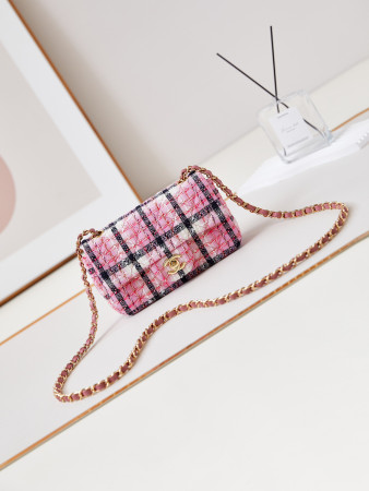 Ch*el MINI CLASSIC HANDBAG 12 × 20 × 6 cm