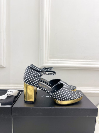 UA Ch*el HEELED SANDALS