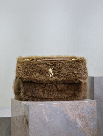 Y*L NIKI LARGE IN SHEARLING 47 X 34 X 16 CM