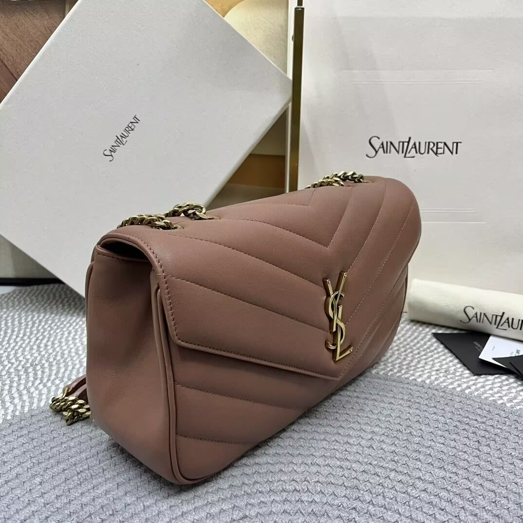 Y*L LOULOU MEDIUM IN MATELASSÉ LAMBSKIN 29x17x8cm