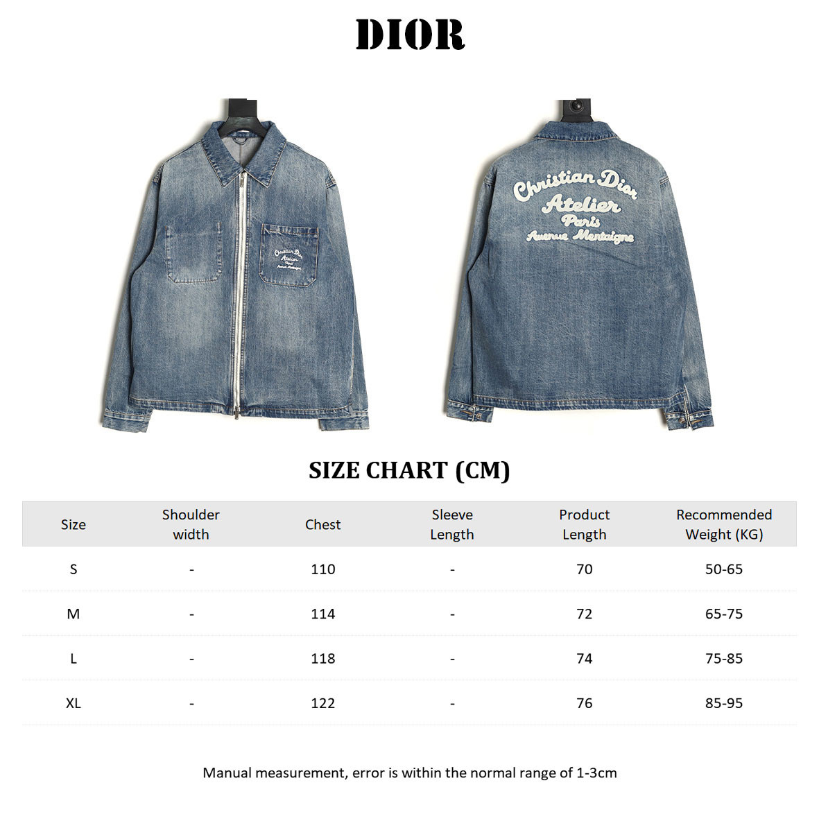 D*0r Denim Coats