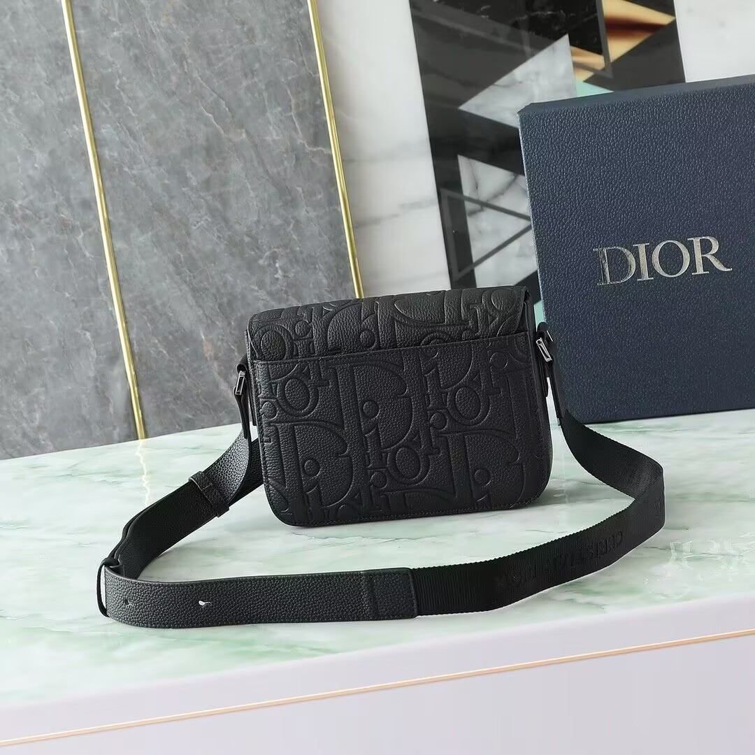 D*0r Small Saddle Messenger Bag With Flap 23x18x6cm