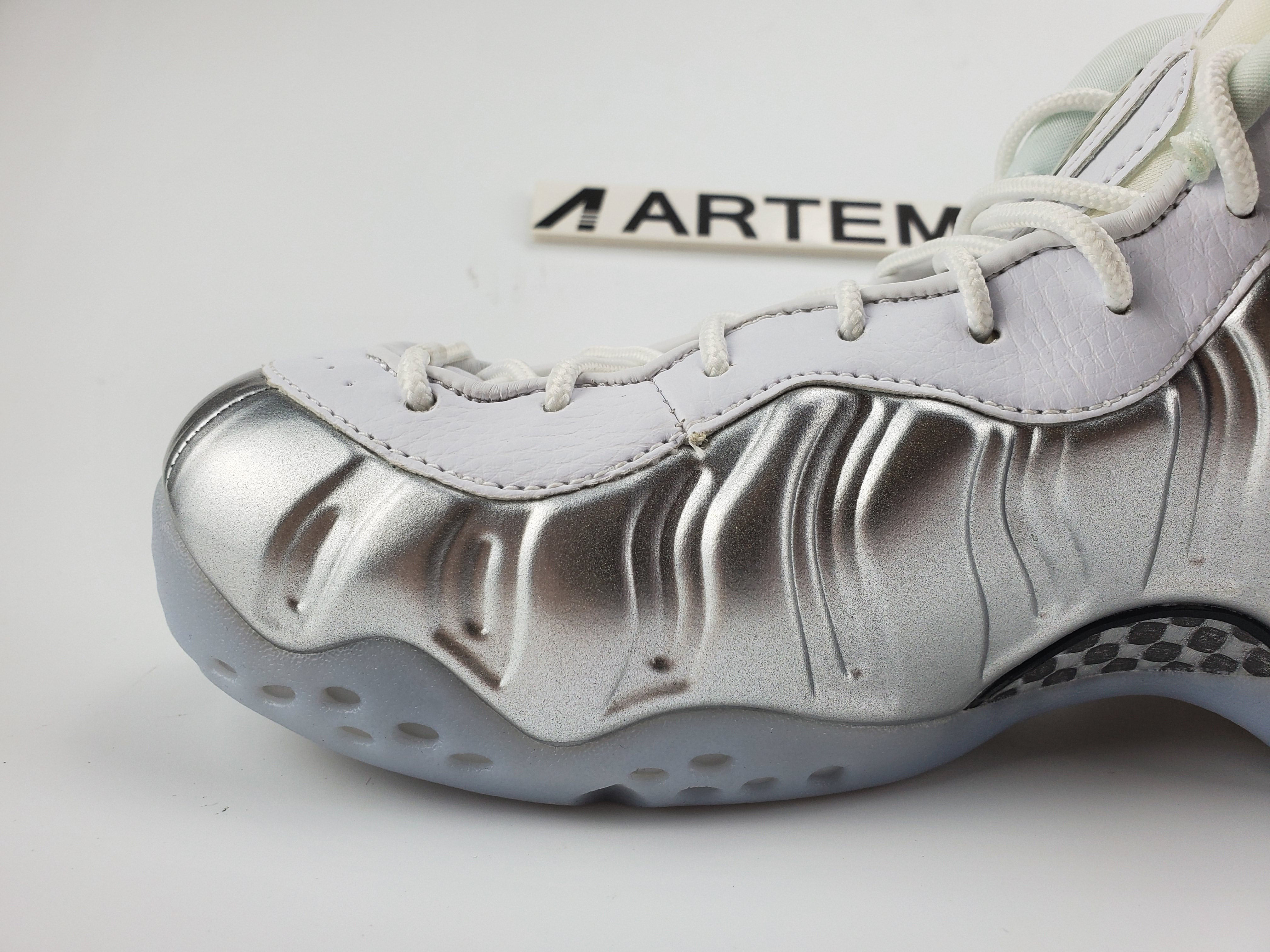 Air Foamposite One Chrome White