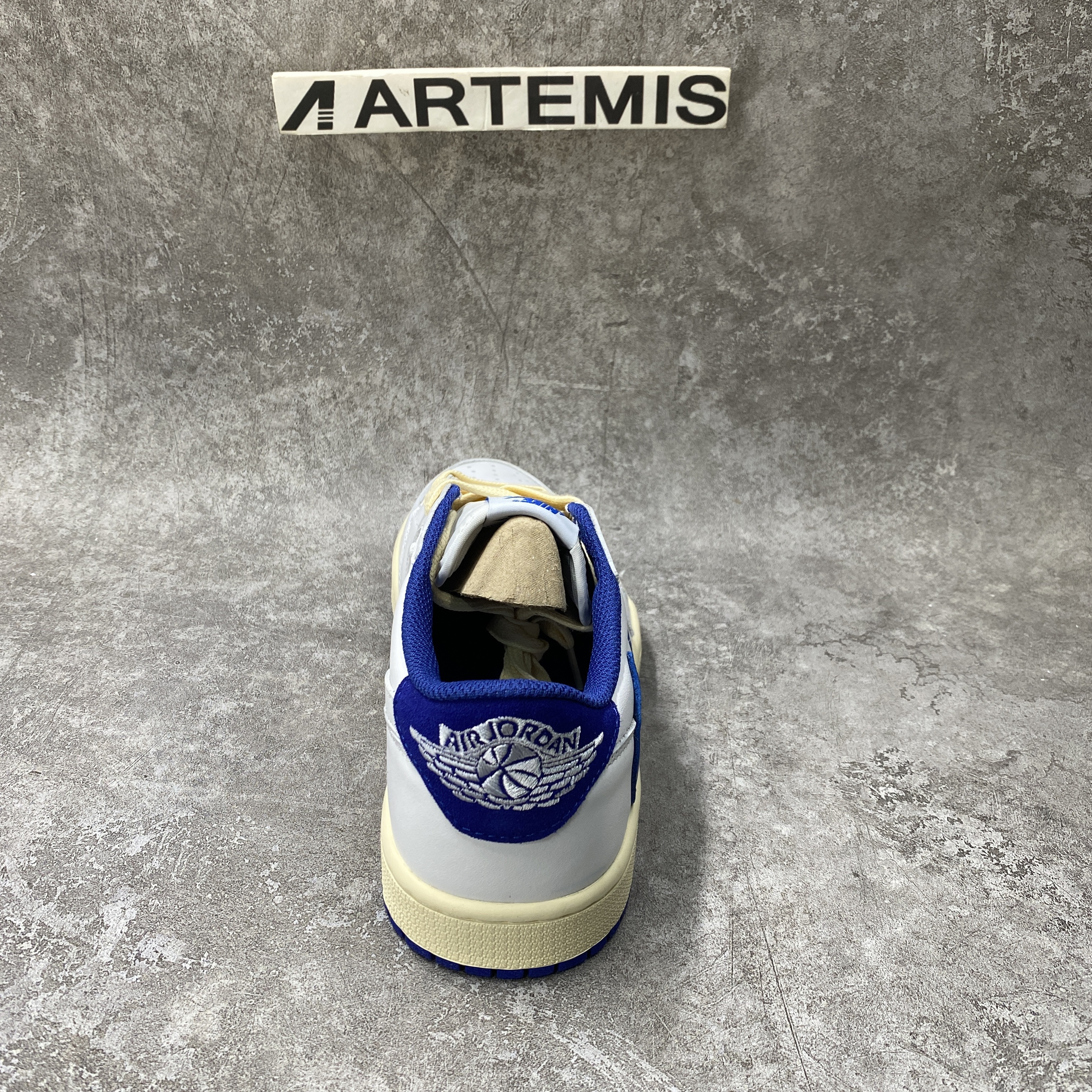 Travis Scott x Air Jordan 1 Low White Blue