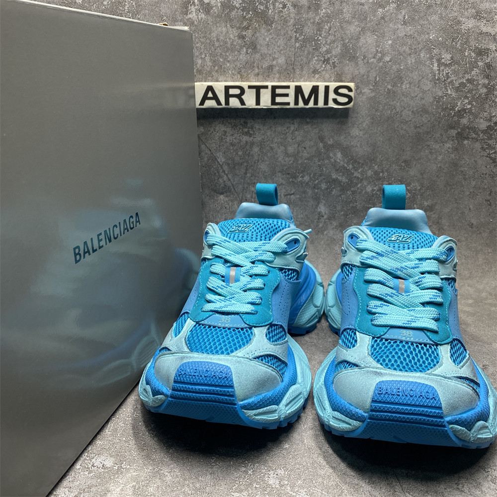 Balenciga 3XL Suede LT.Blue