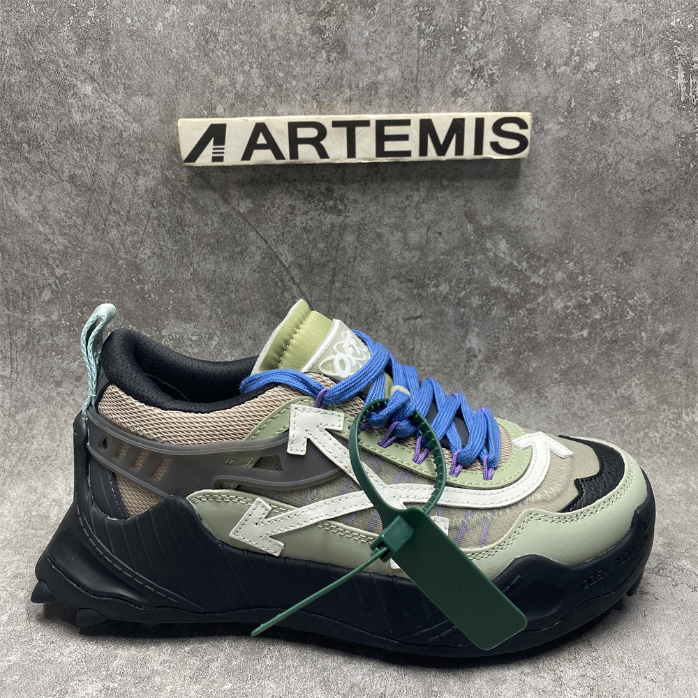 OFF-WHITE ODSY-1000 GREEN WHITE