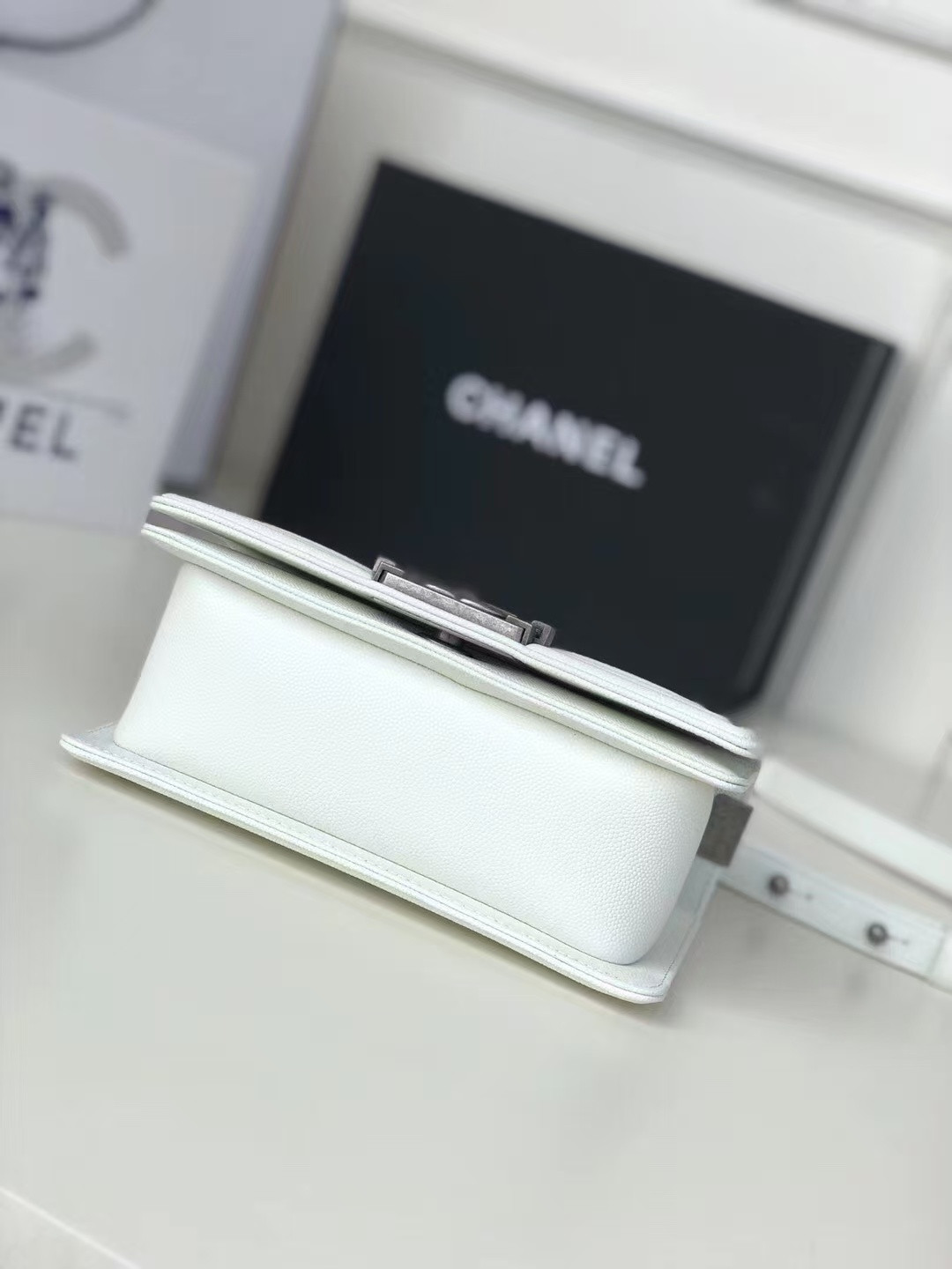 Ch*el Small BOY Ch*el Handbag 20x12x7cm