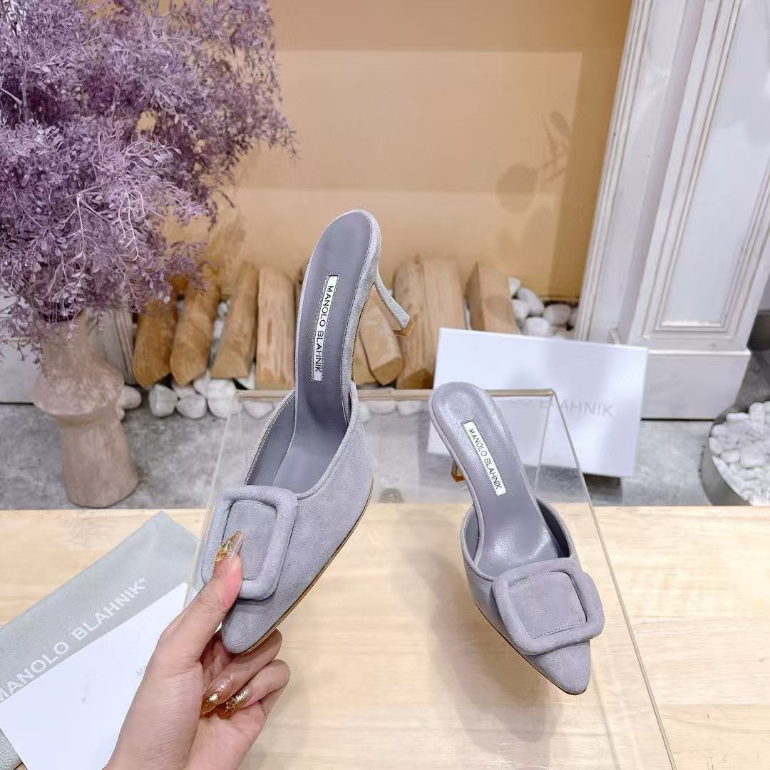 UA Manolo Blahnik Mules 7.5cm