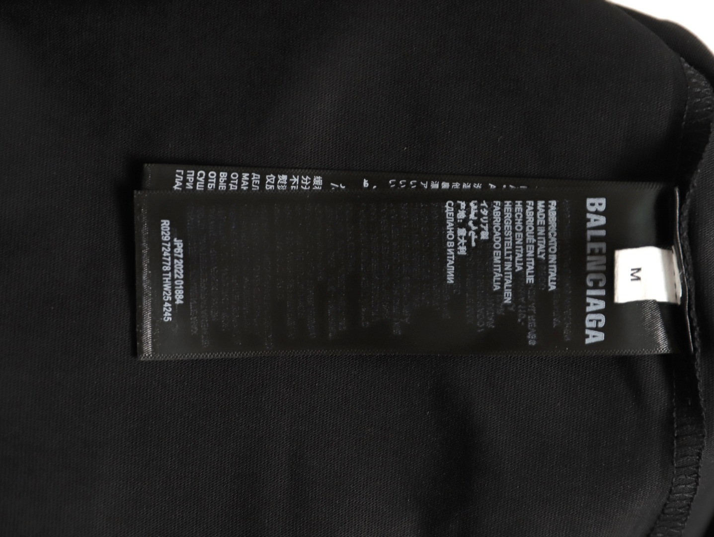 Ba*len*cia*ga Long-sleeved T-shirt