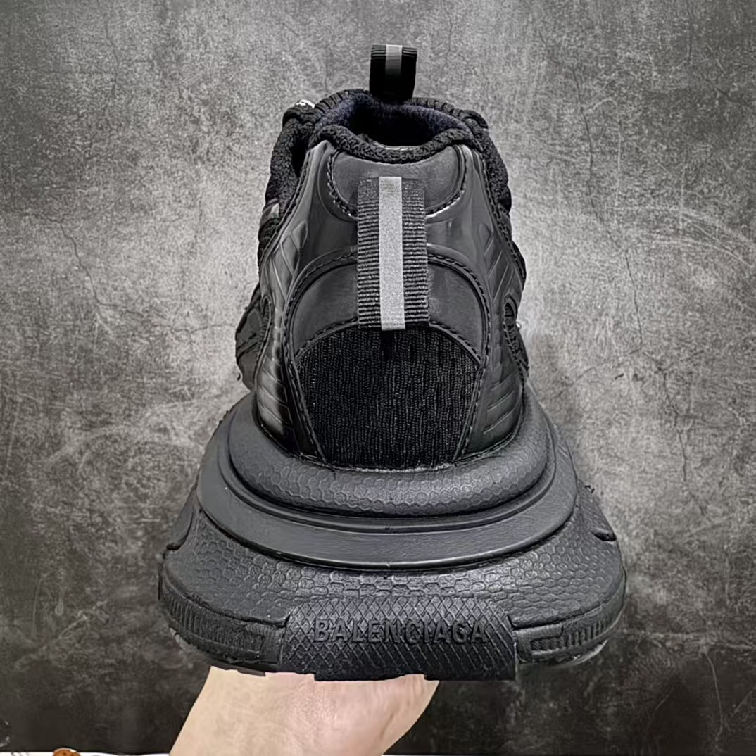 UA Balenciga 3XL Knit Sneaker Black (run one size large)