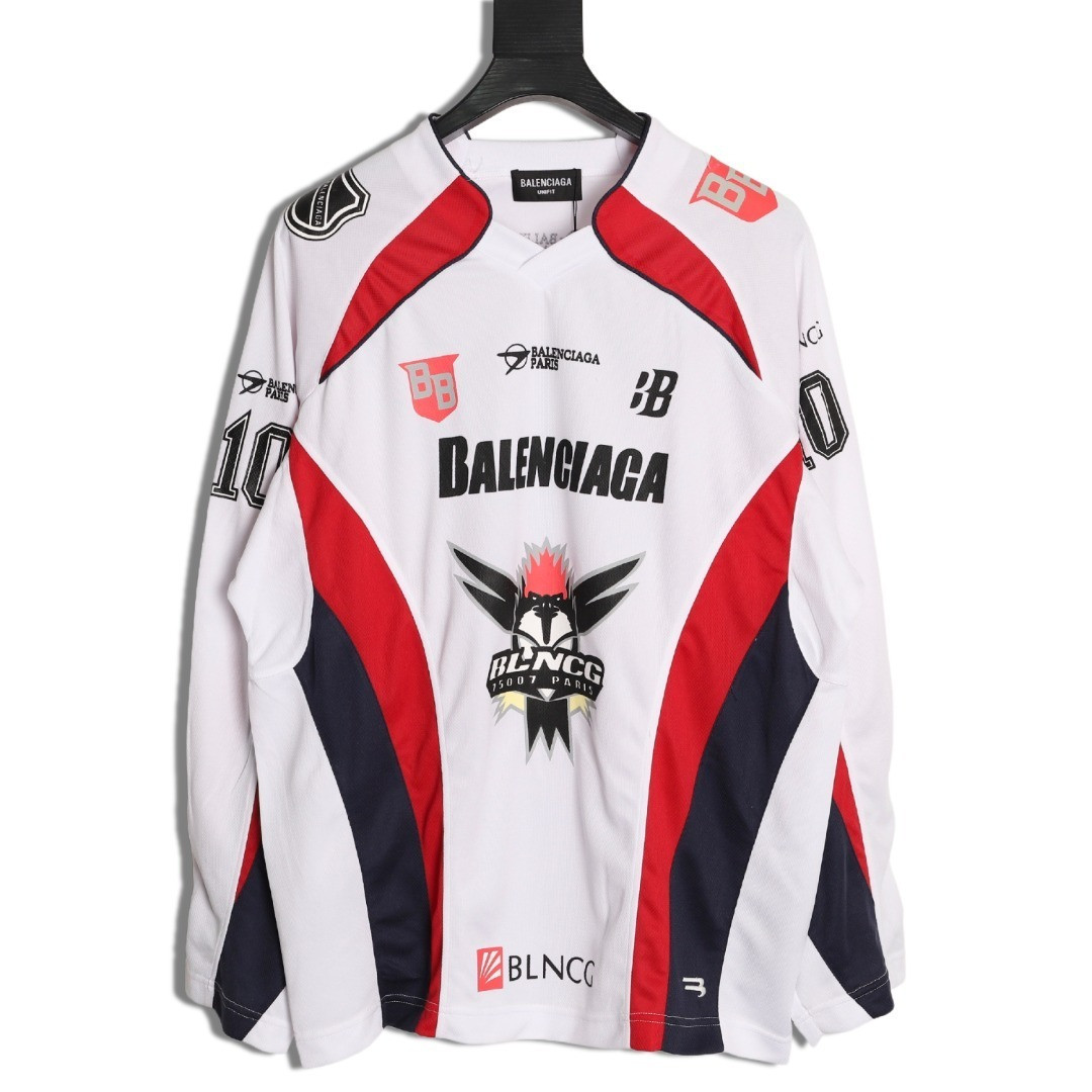 Ba*len*cia*ga Long-sleeved T-shirt