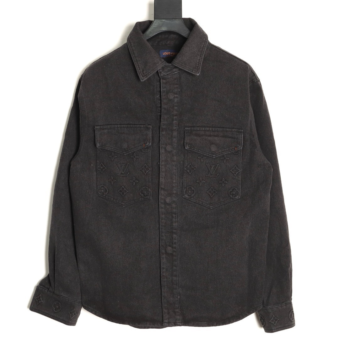 L0*is V*t0n LV Denim Coats