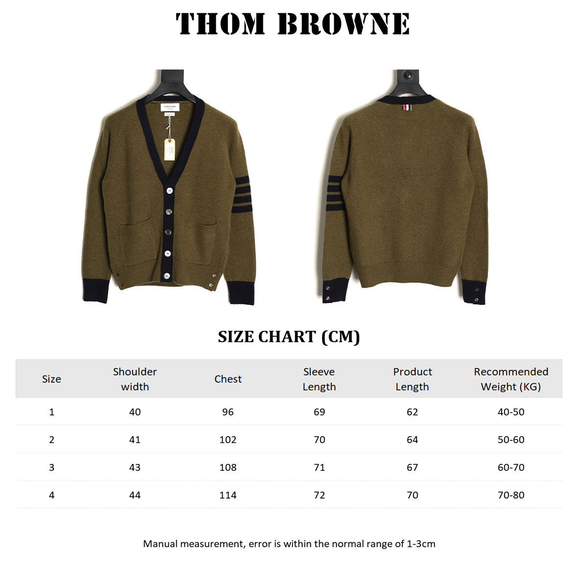 THOM BROWNE TB 25FW Cardigan Sweaters