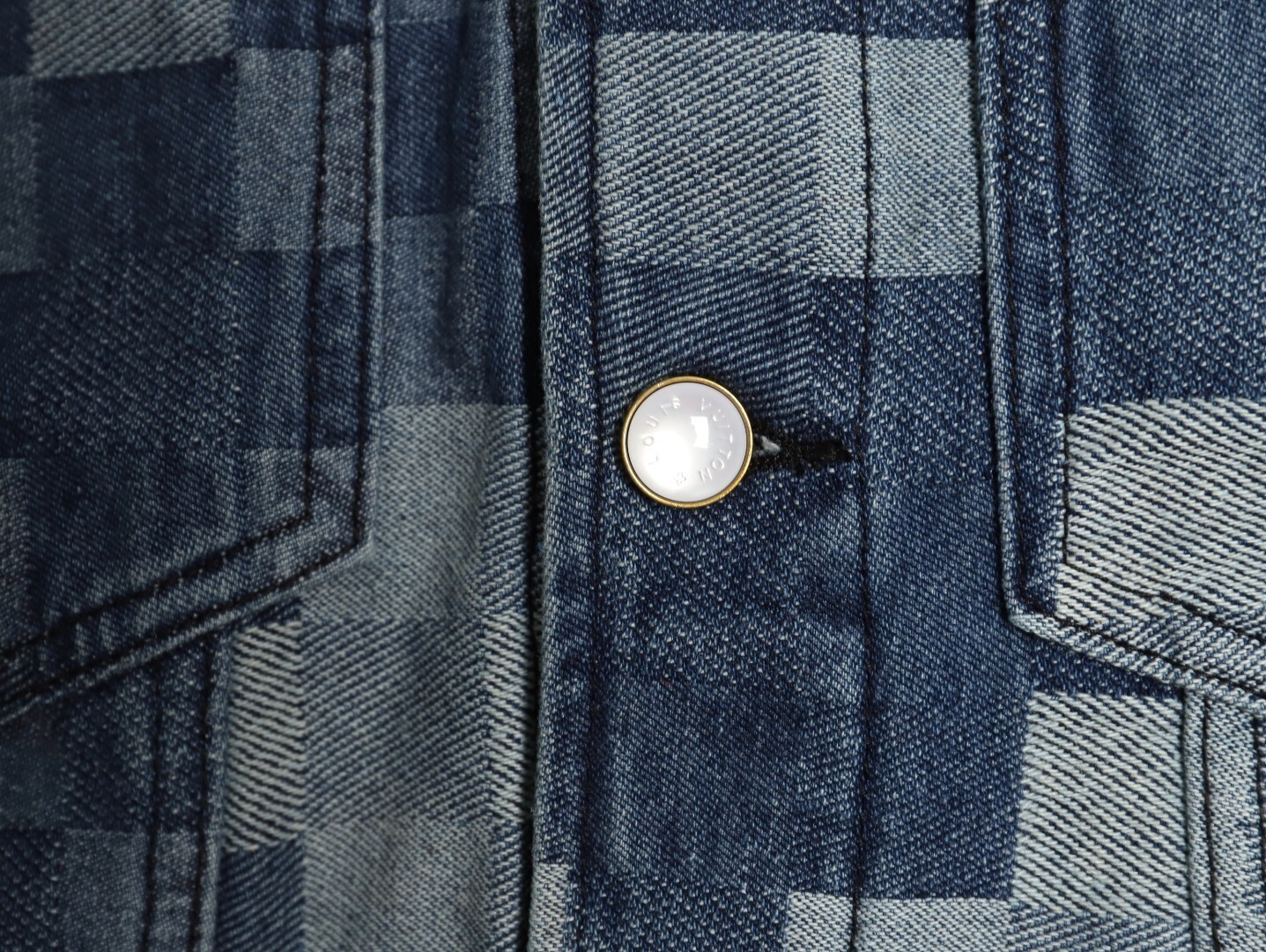 L0*is V*t0n LV 25FW Denim Jacket Suit