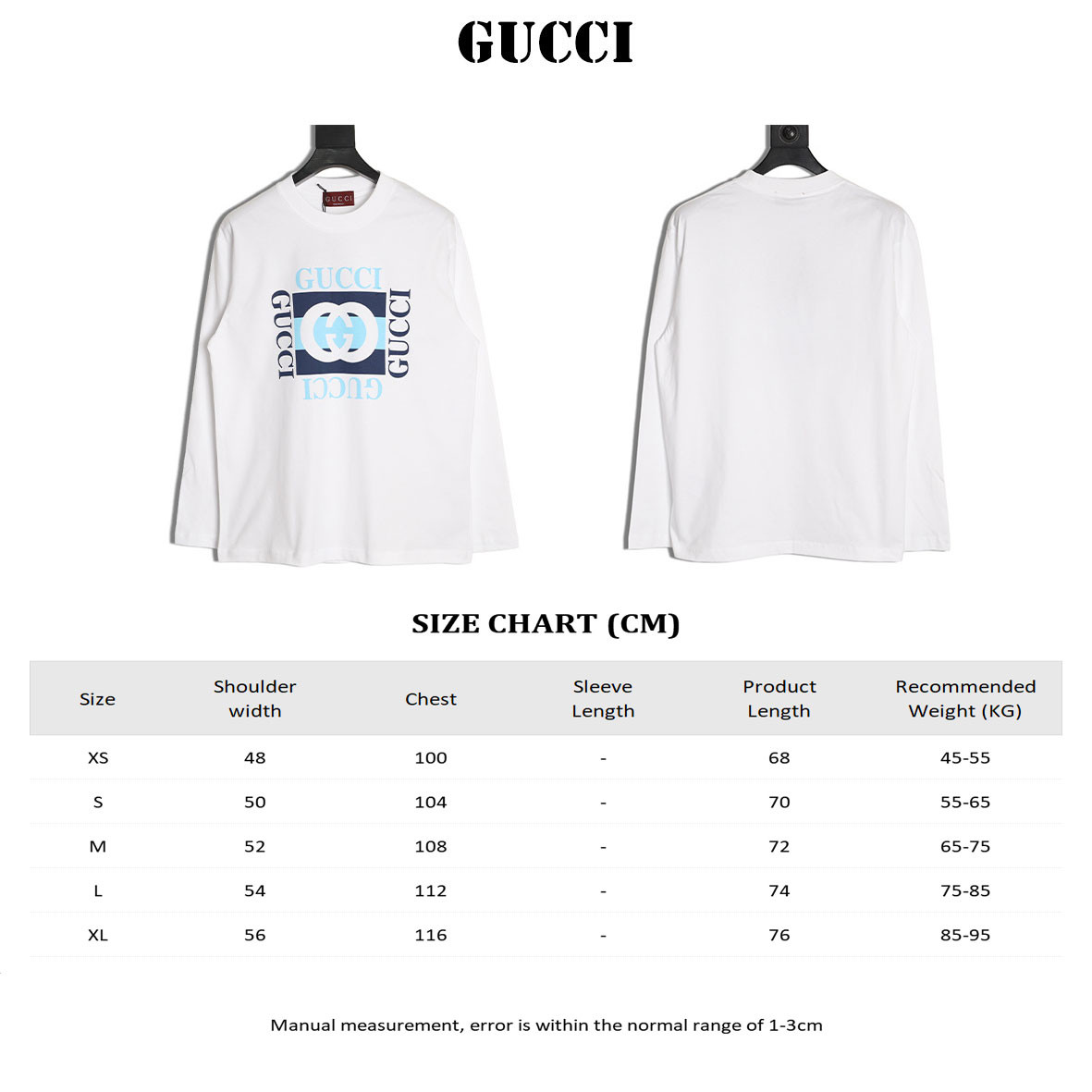 G*u*i Long-sleeved T-shirt