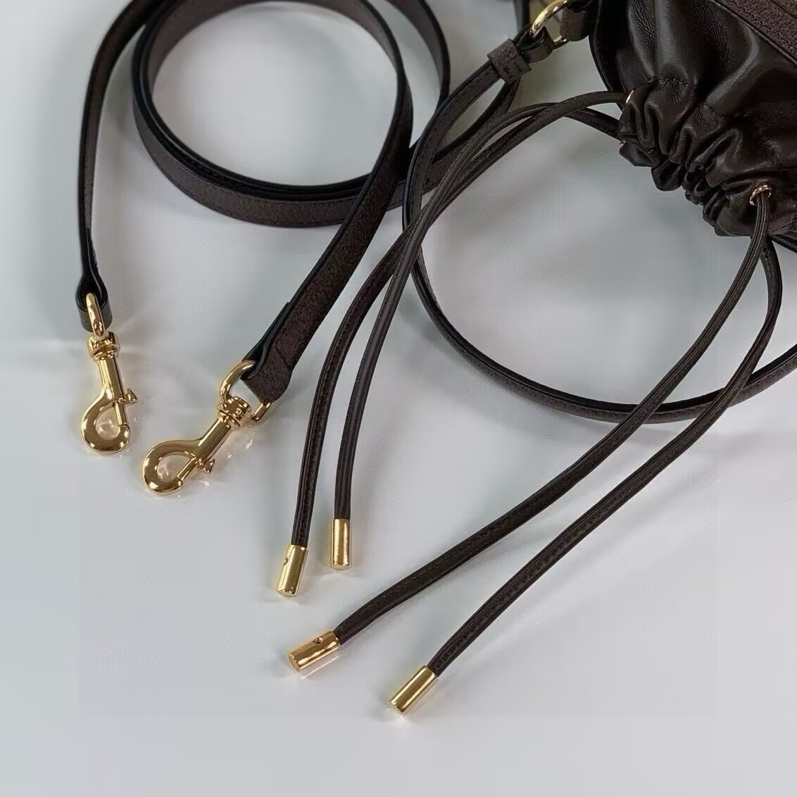 G*u*i Ophidia Mini Bucket Bag 11.5x20x8cm