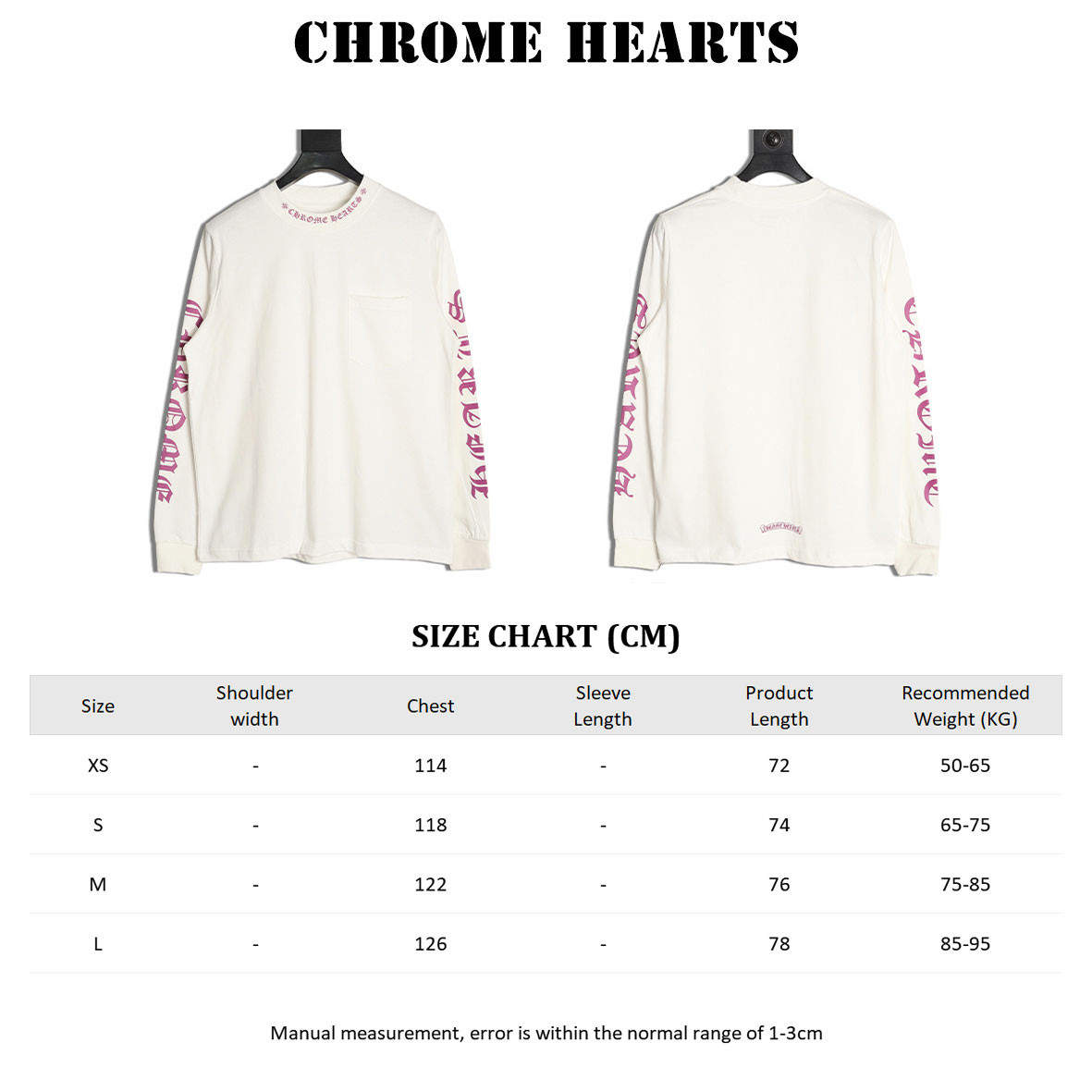 Ch**me He**ts Long-Sleeved T-shirt