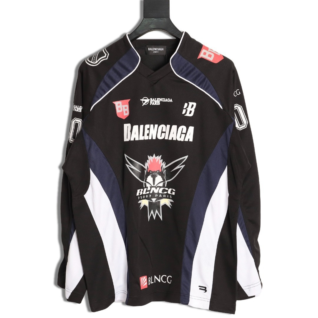 Ba*len*cia*ga Long-sleeved T-shirt