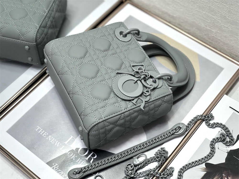 Mini Lady D*0r Bag 6.5 x 6 x 3 inches