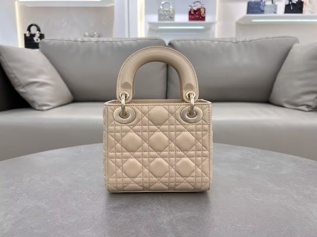 MINI LADY D*0r BAG 6.5 x 6 x 3 inches