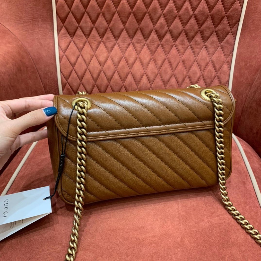 G*u*i GG Marmont small matelasse shoulder bag 26cm