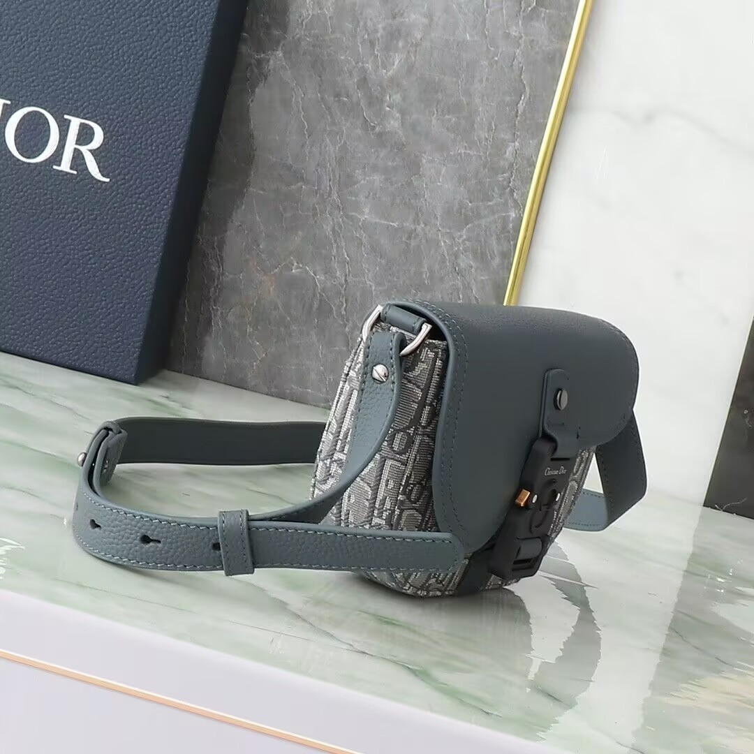 D*0r Mini Saddle Messenger Bag With Flap 19.5x13x4.3cm