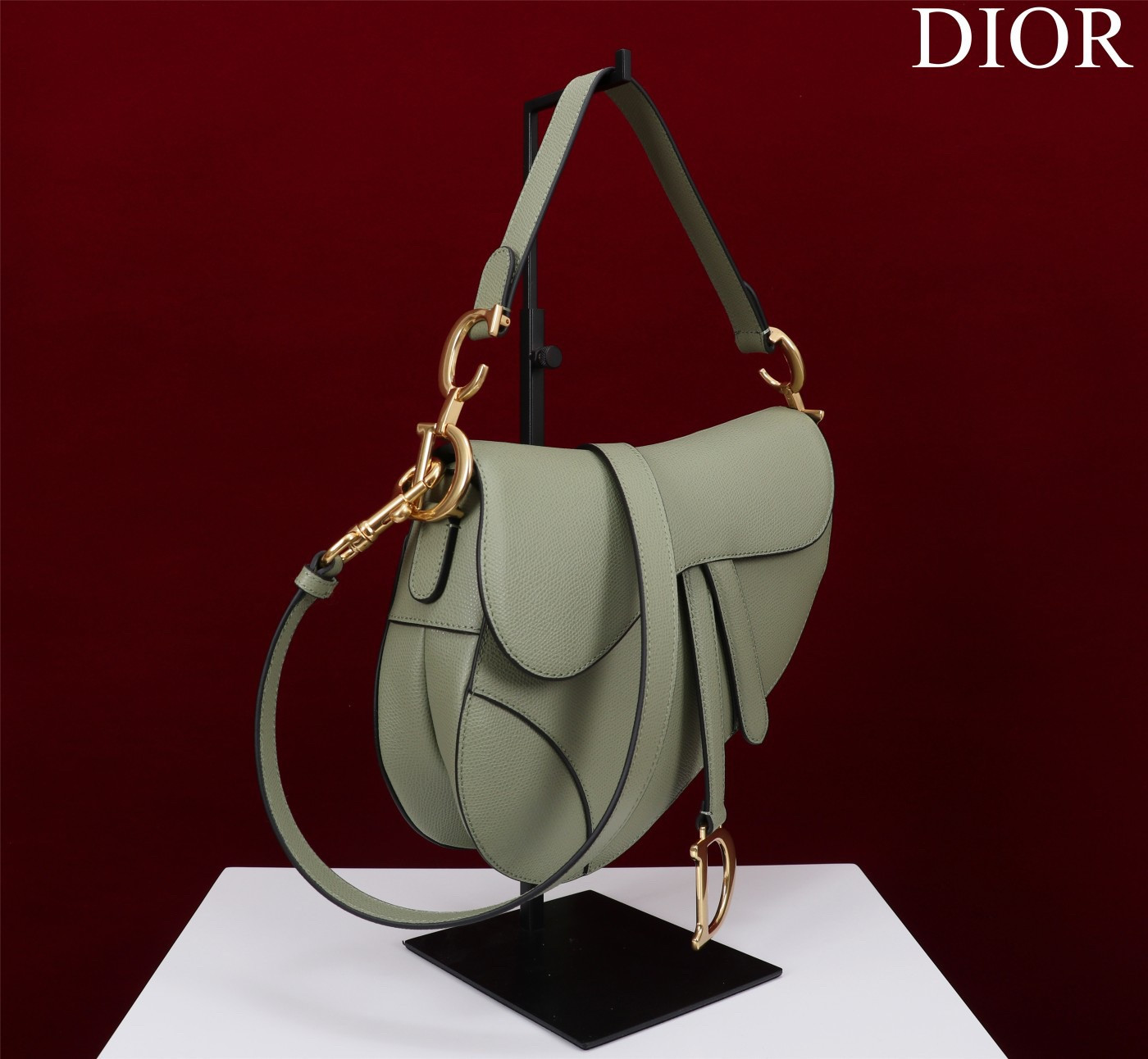 D*0r Saddle Bag Grained Calfskin 25.5x20x6.5cm