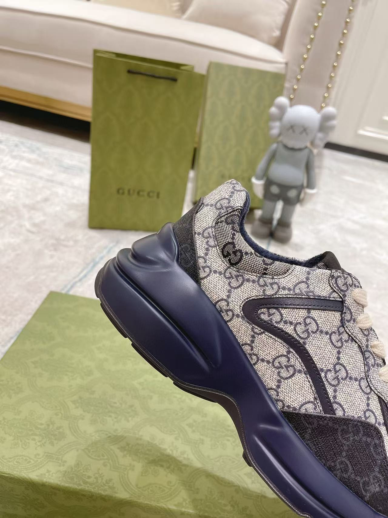 UA G*u*i GG Rhyton Sneaker