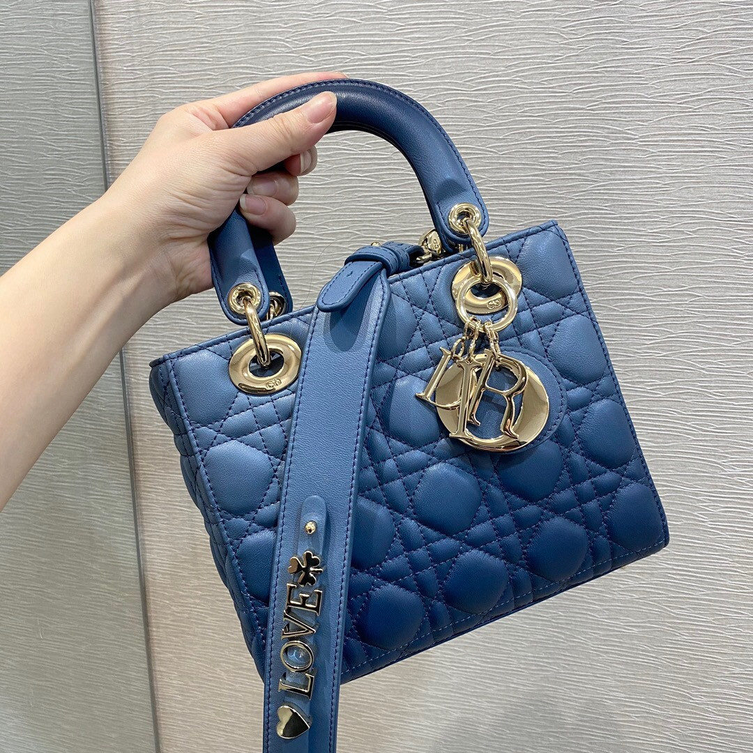 Small Lady D*0r Bag 8 x 6.5 x 3 inches