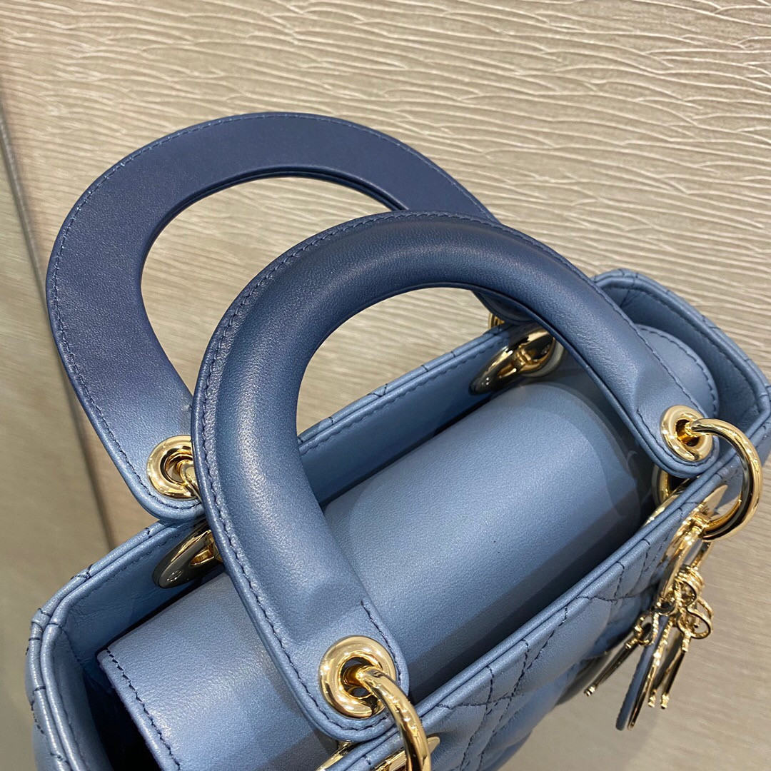 Small Lady D*0r Bag 8 x 6.5 x 3 inches