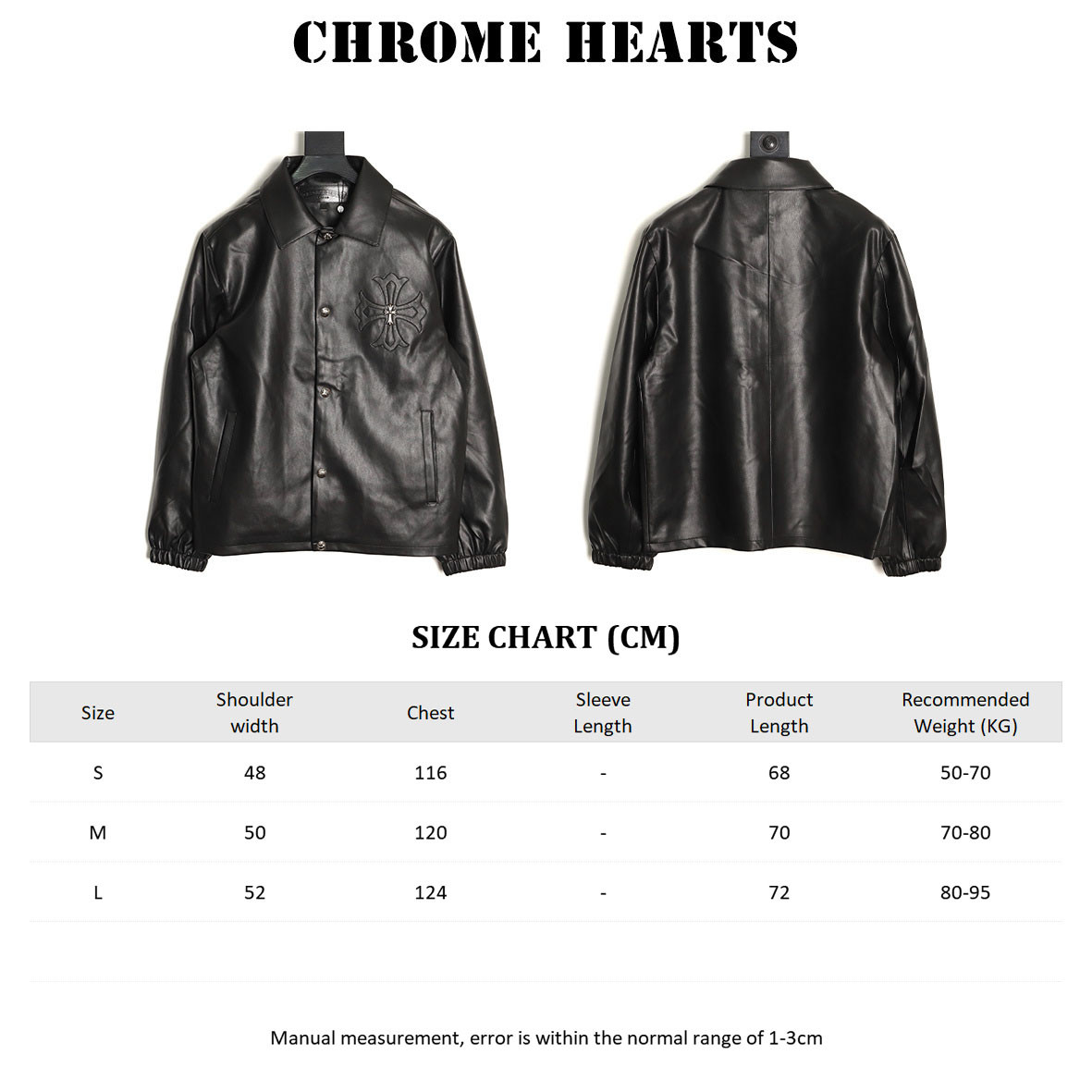 Ch**me He**ts Leather Jacket