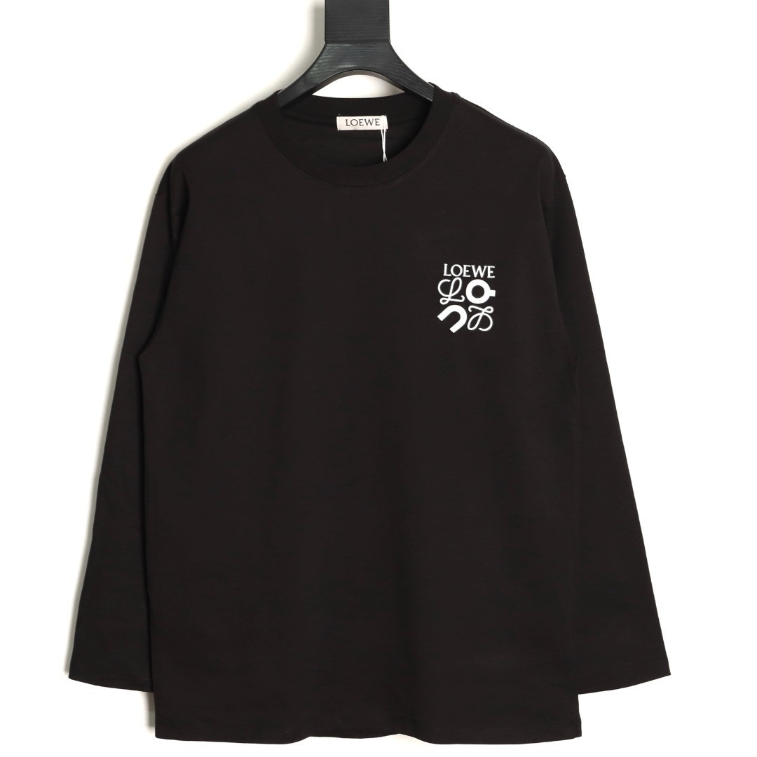 L0ew* & on 25Fw Long-sleeved T-shirt