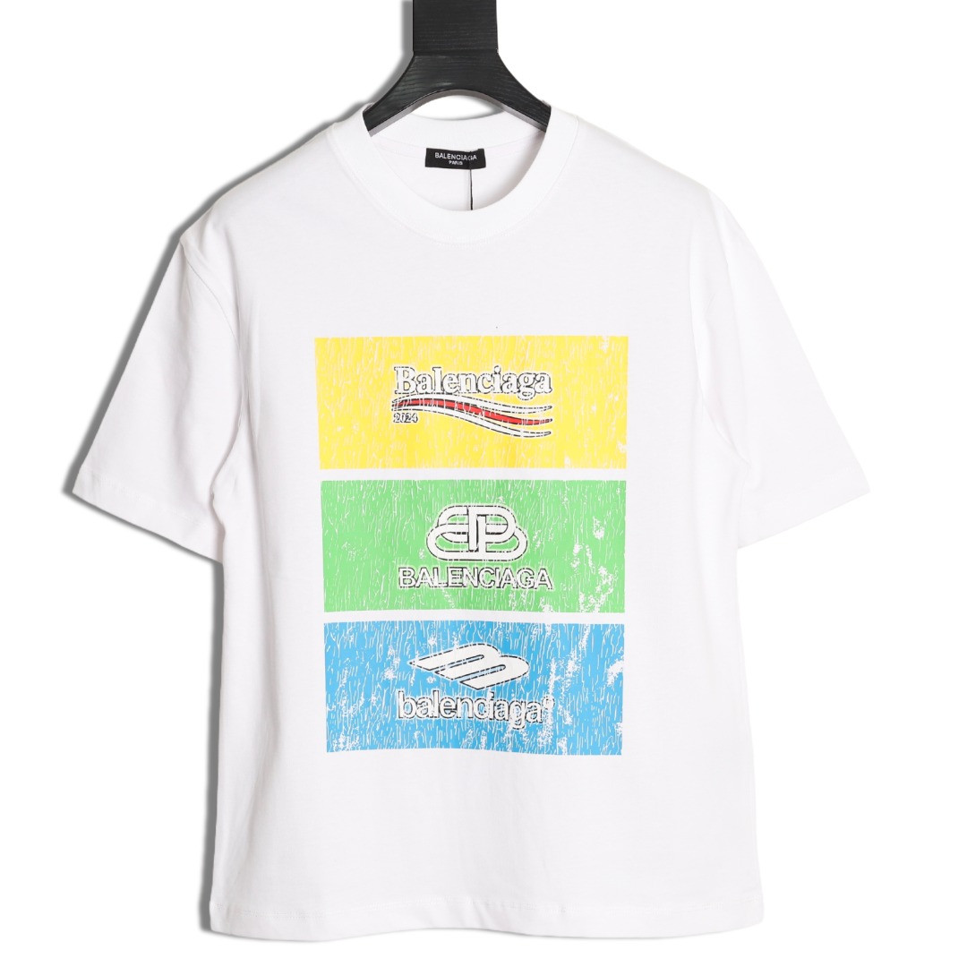 Ba*len*cia*ga 24SS Short-sleeved T-shirt