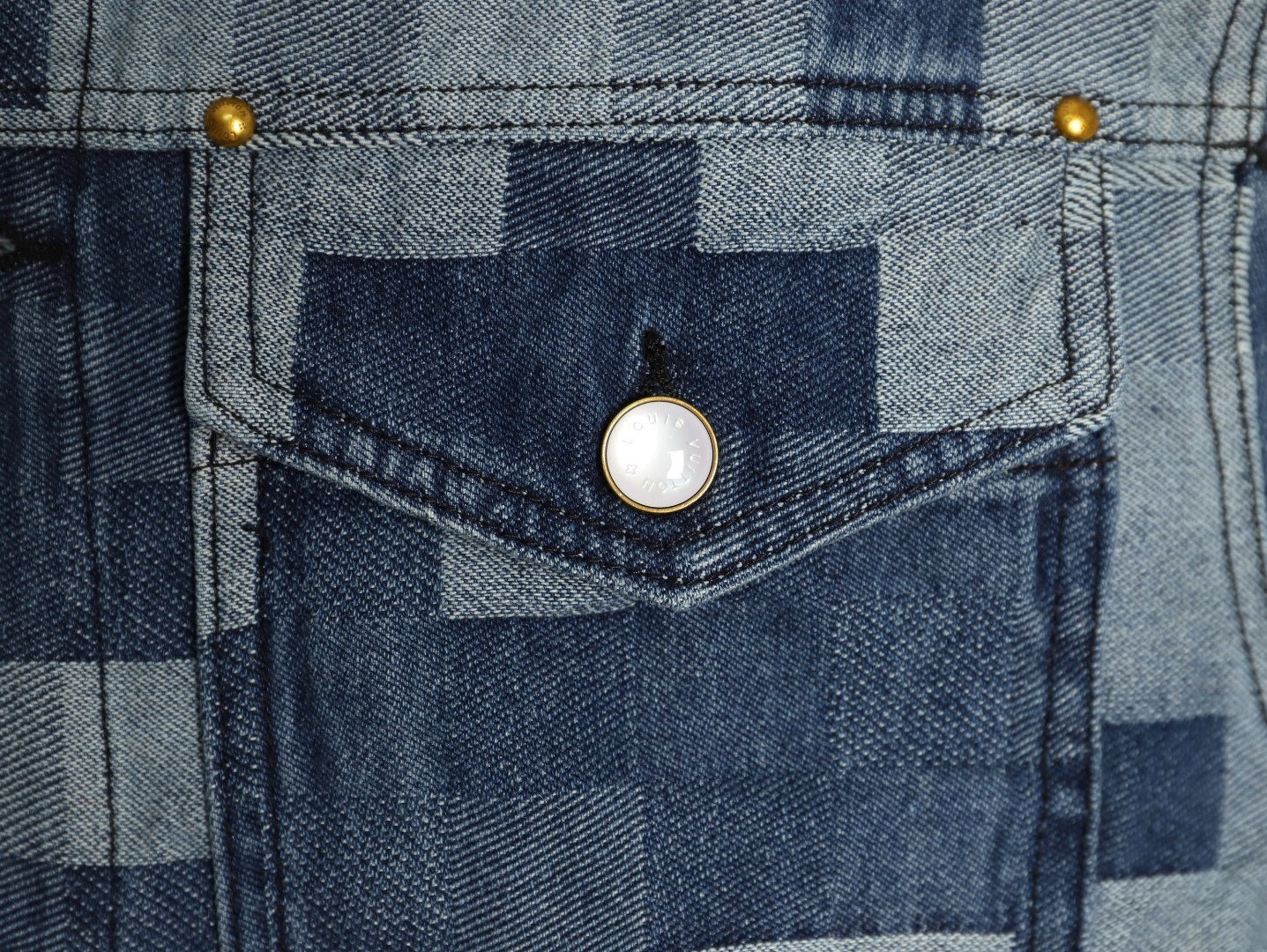 L0*is V*t0n LV 25FW Denim Jacket Suit