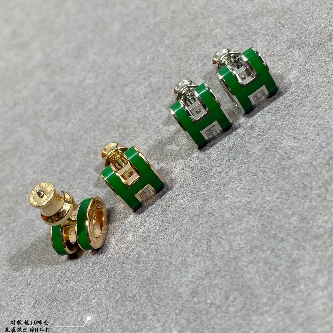 Hermès Mini H Linglong Earrings