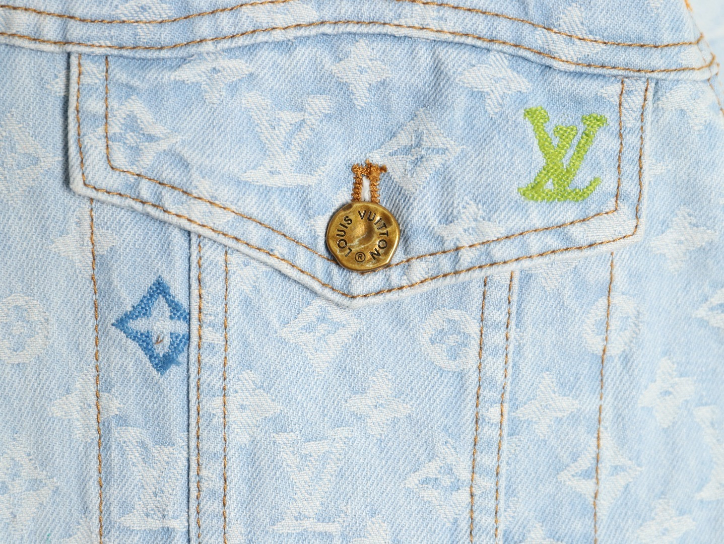 L0*is V*t0n LV 24ss Tyler Denim Coats Suit