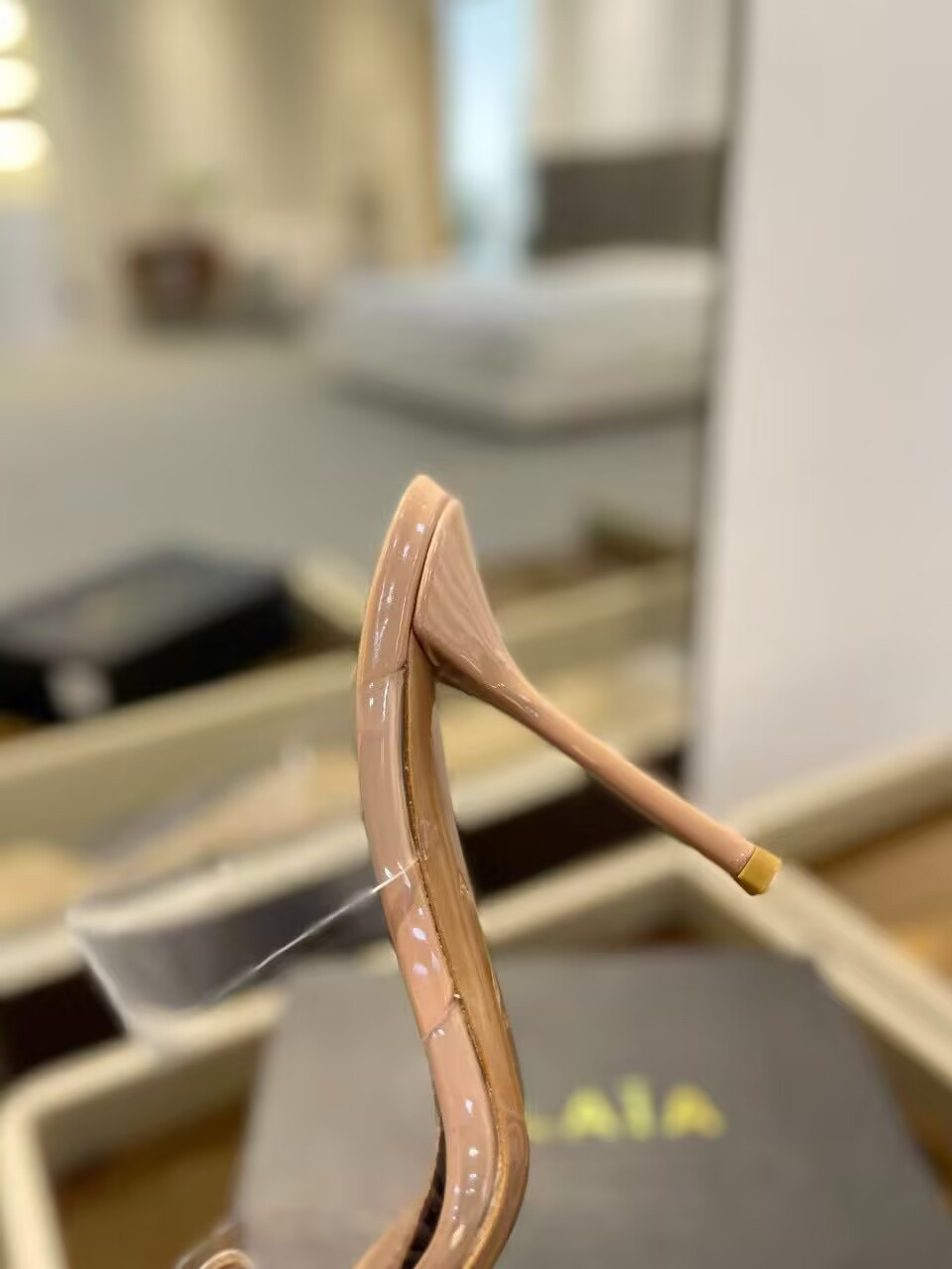 UA ALAÏA Le Coeur Mule Heart-Toe Slingback Pump 10.5cm Heel