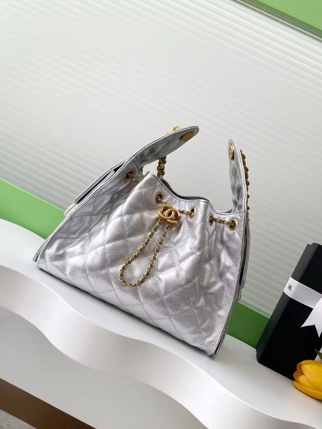 Ch*el 25C Bucket Bag 26x30x14cm
