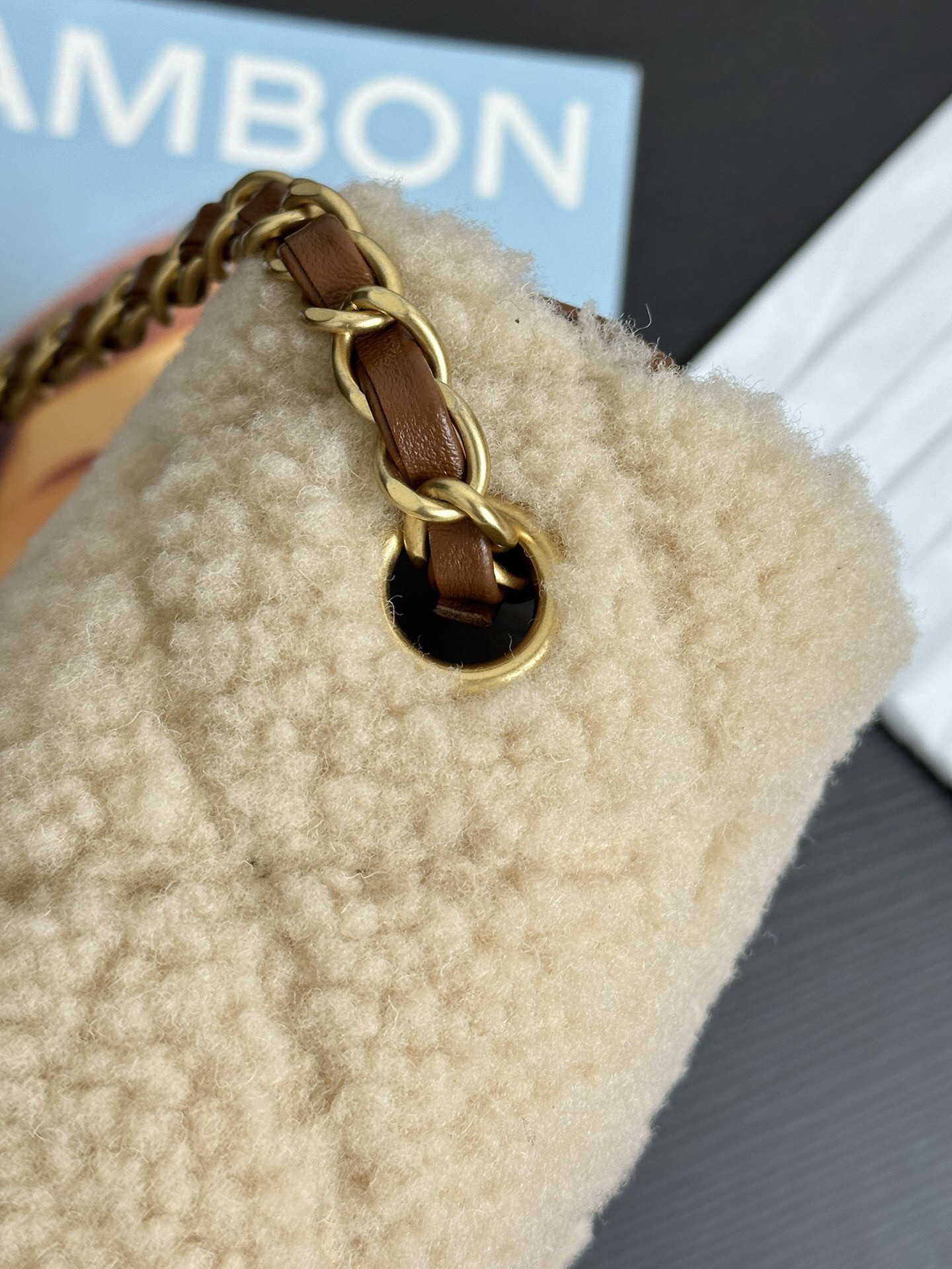 Ch*el Mini Flap Bag 12 x 18 x 6cm