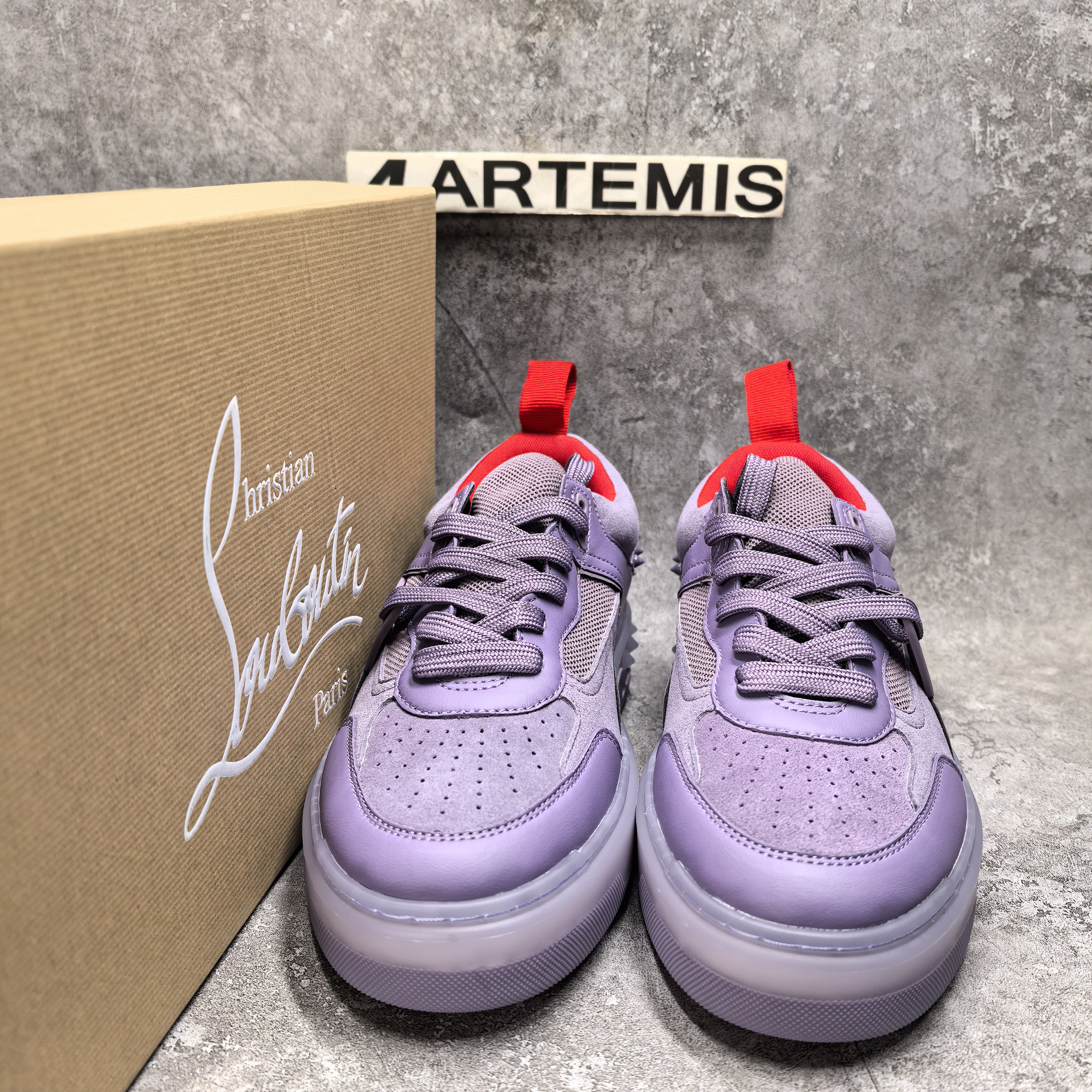 UA Ch**an Louboutin Astroloubi Sneaker