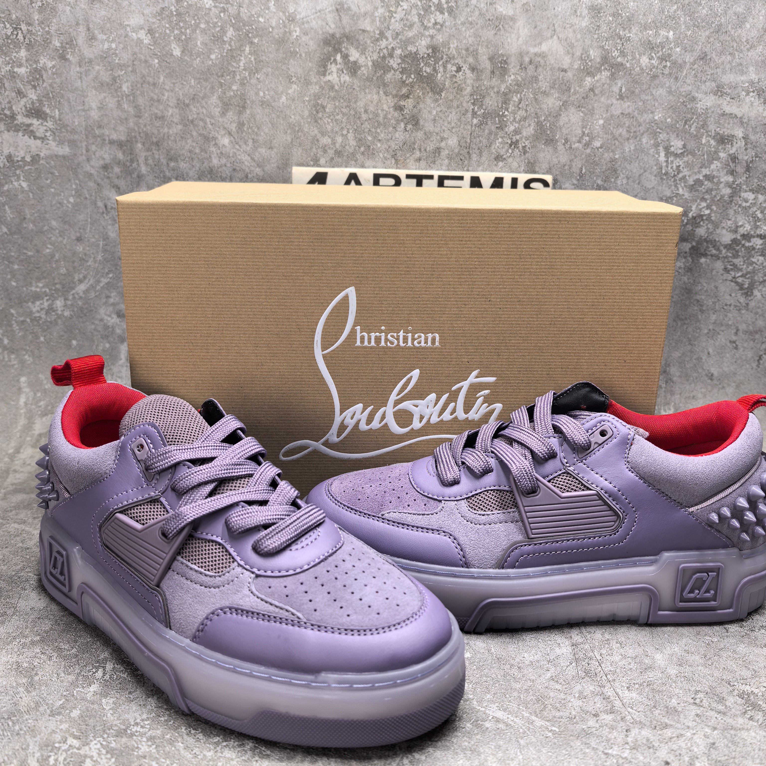 UA Ch**an Louboutin Astroloubi Sneaker