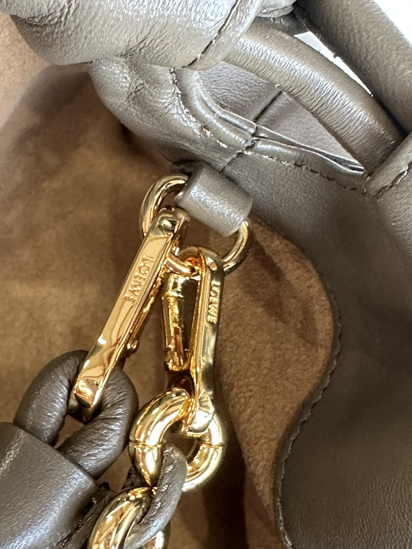 L0ew* Flamenco purse 30X 10.5X 20CM