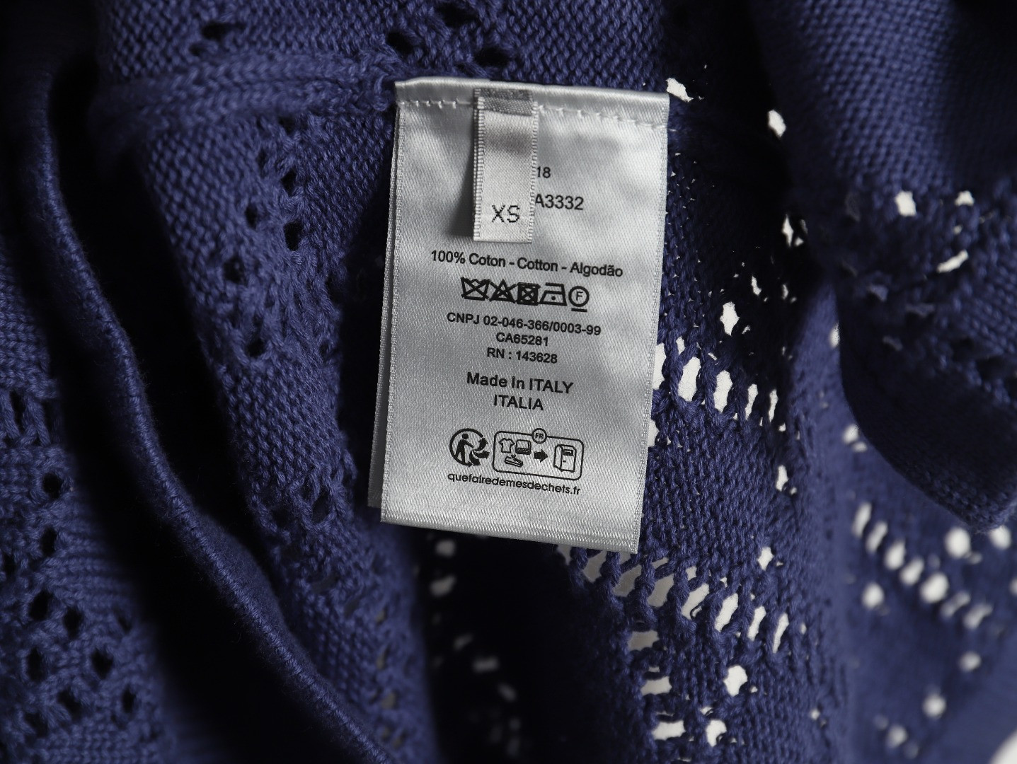 D*0r 24ss knitting Short-sleeved