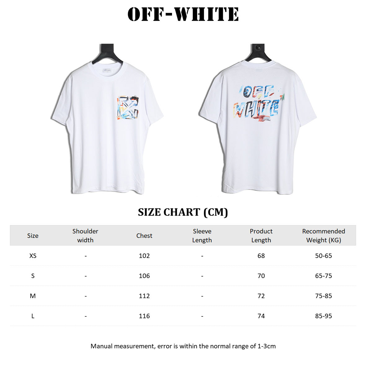 off white OW Short-sleeved T-shirt