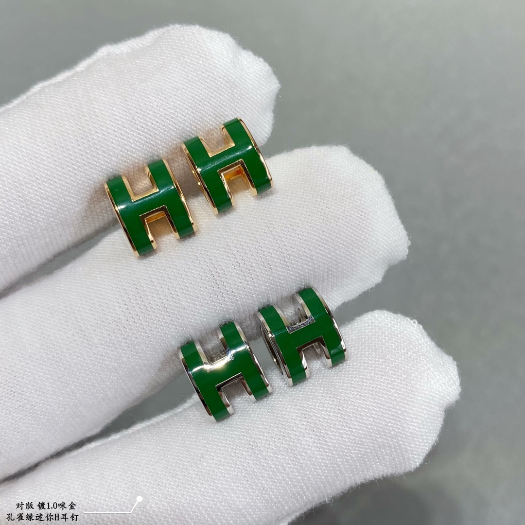 Hermès Mini H Linglong Earrings