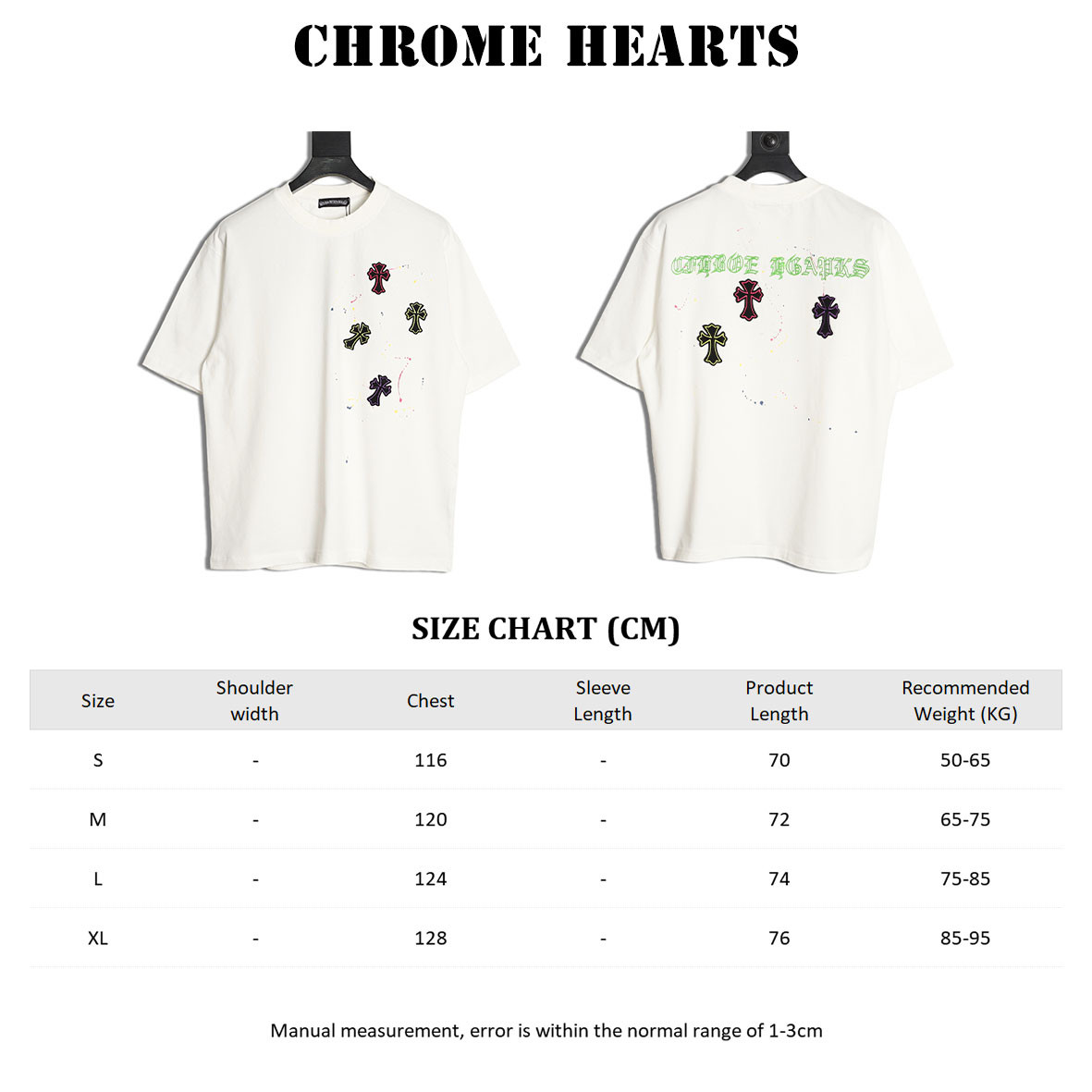 Ch**me He**ts 25SS Short-sleeved T-shirt