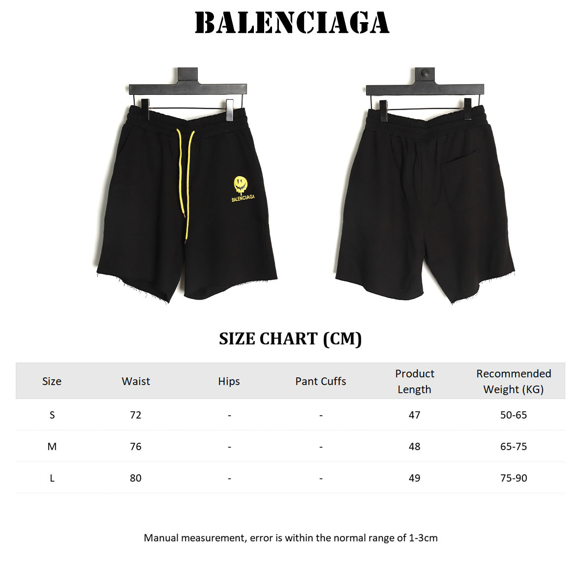 Ba*len*cia*ga BLCG shorts