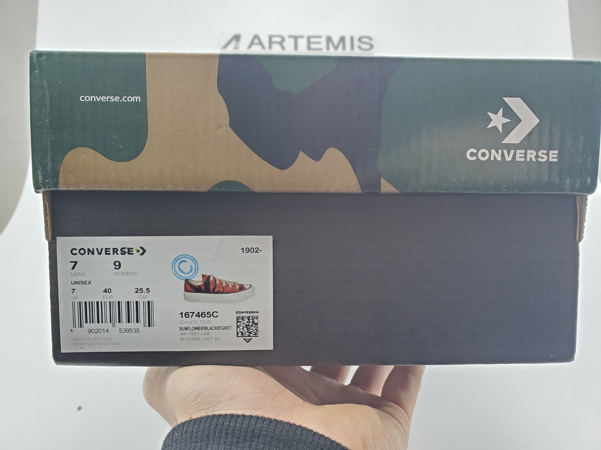 Converse Chuck 70 Ox Classic Carhartt WIP Orange Realtree