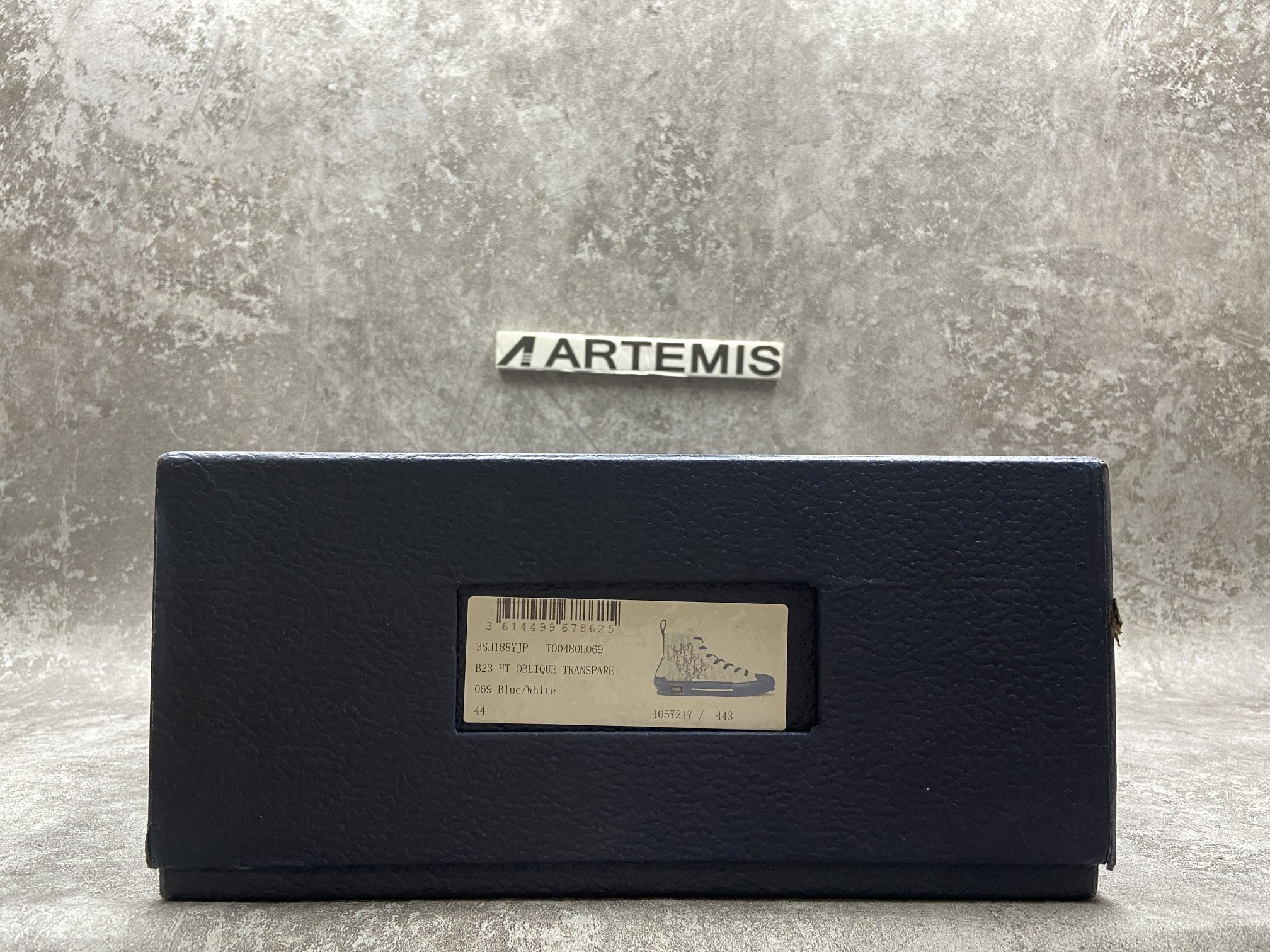 D*0r B23 High Top Blue Oblique