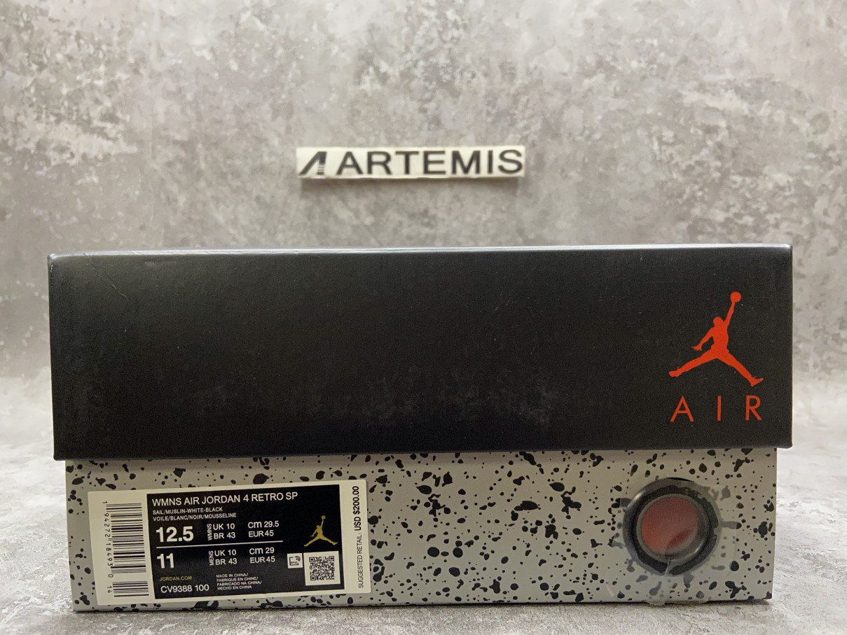 Air Jordan 4 Retro Off-White Sail